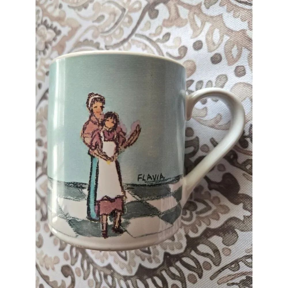 Vintage Flavia Pennies From Heaven Ceramic Coffe Mug
